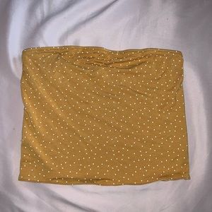 reversible yellow tube top